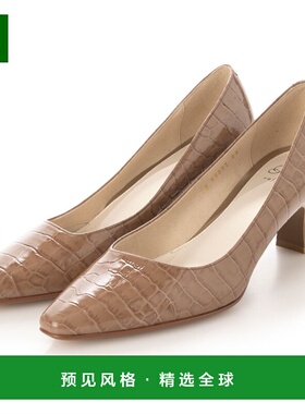 【日本直邮】Riz raffinee 方头高跟鞋（Oak Kataoshi）