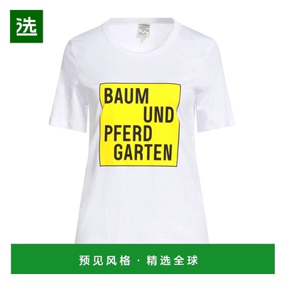 1h可退 香港直邮Baum Und Pferdgarten 女士 T恤 white白色 舒适