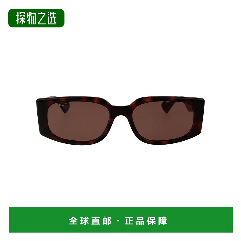 香港直邮Gucci 古驰 女士 徽标太阳镜 GG1534S brown棕色 舒适时