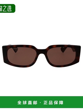 香港直邮Gucci 古驰 女士 徽标太阳镜 GG1534S brown棕色 舒适时