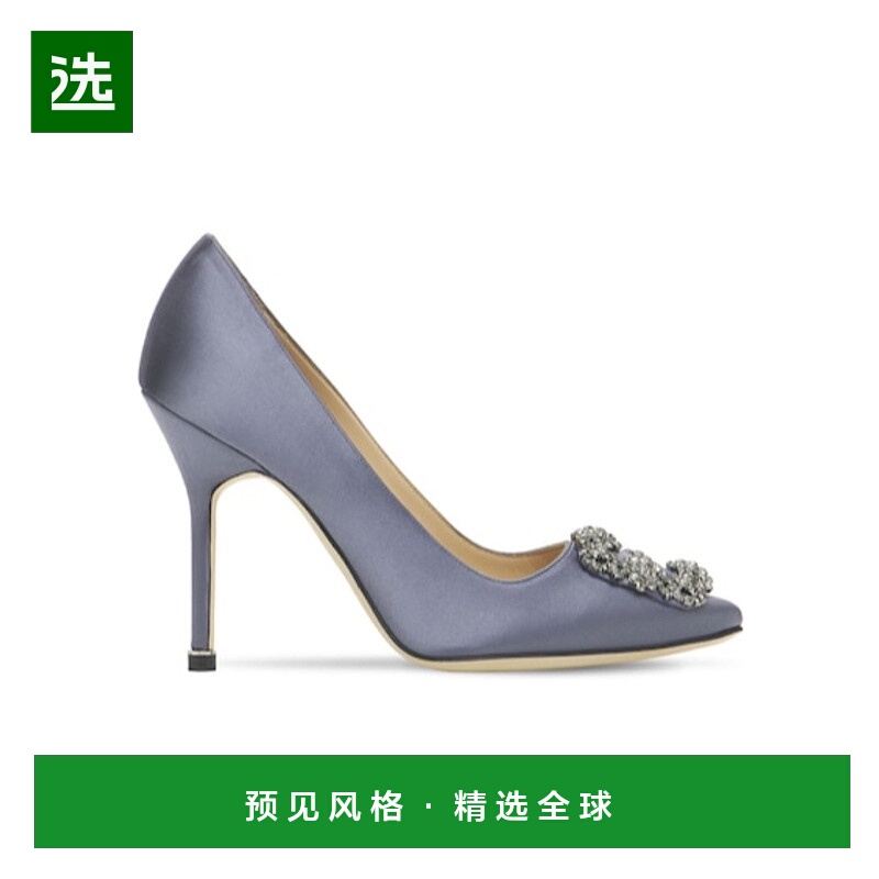 香港直邮Manolo Blahnik 徽标细跟高跟鞋 73I0C4008