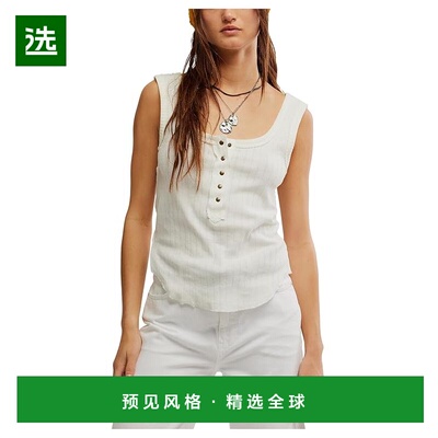 1h可退 香港直邮Free People 自由人 女士 Care Bryson 亨利领背