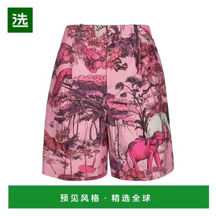 香港直邮DIOR 全身圖案印花短褲 迪奥 Christian 341 女士 1h可退