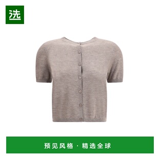 1h可退 香港直邮LISA YANG 女士 Charlotte 针织开衫 2025360DEEP