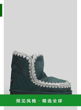 香港直邮MOU 女士雪地靴 431735FW101001A AW2025 蓝色 Mou Eskim