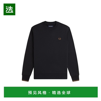 1h可退 香港直邮FRED PERRY 男士卫衣 M7535S77NERO AW2025 黑色