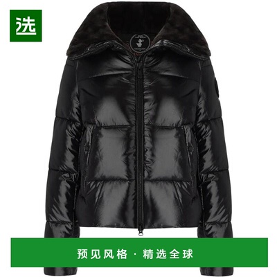 1h可退 【美国直邮】Save The Duck 女士 Moma 羽绒服 黑色 轻便