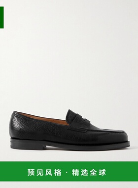 香港直邮1h可退 John Lobb 男士 Lopez 全粒面皮质乐福鞋 30930IL