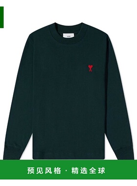 香港直邮Ami Paris 徽标细节长袖卫衣 UTS200701