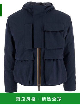 1h可退 香港直邮k way 男士 Guillermo 都市短夹克 K7136DW