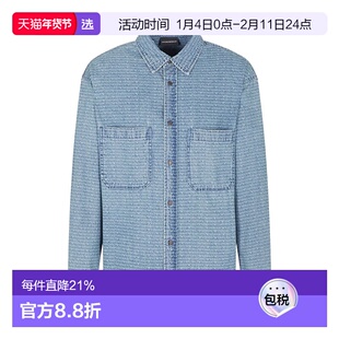 香港直邮Emporio Armani 长袖牛仔衬衫 EM003694AF19756阿玛尼
