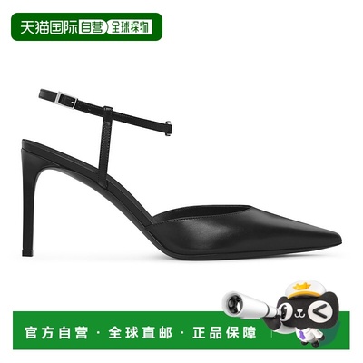 香港直邮Celine 思琳 女士 Kitten Triomphe牛皮革系带高跟鞋 4HE