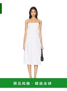 1h可退 香港直邮Weworewhat 女士 罗纹中长连衣裙 WWD5302