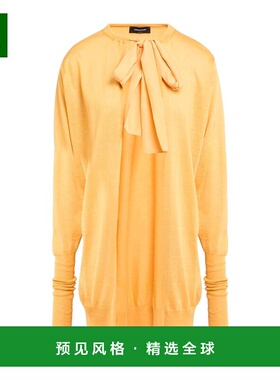 1h可退 香港直邮Fabiana Filippi 女士 针织开衫 orange橙色 舒适