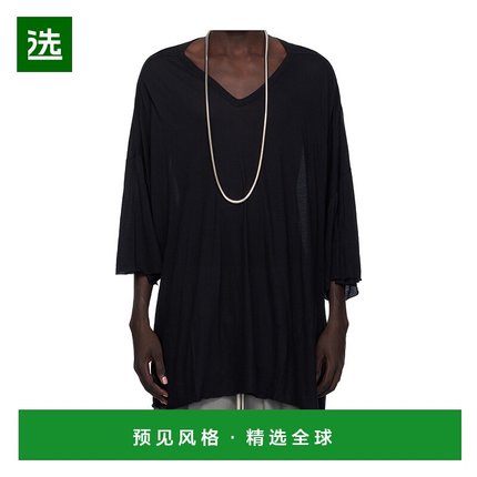 香港直邮Rick Owens V领T恤 RU02E1279UC针织