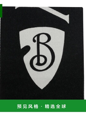 香港直邮BURBERRY 女士围巾 8109563C1343 AW2025 黑色 Logo Scar