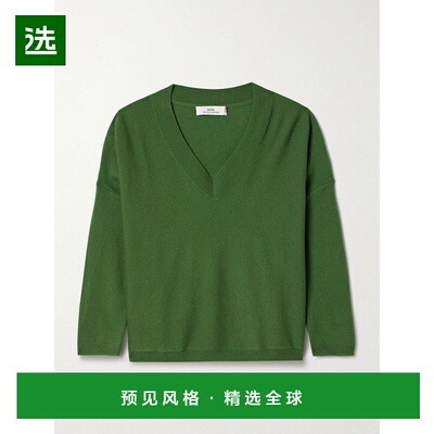 1h可退 香港直邮Arch4 女士 Linda 羊绒毛衣 KNJC002130 green绿