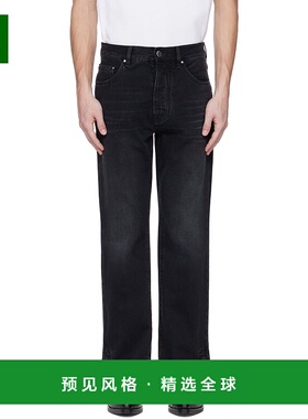 1h可退 香港直邮AMIRI 男士 黑色 Straight Flare 牛仔裤 AMDNGH1