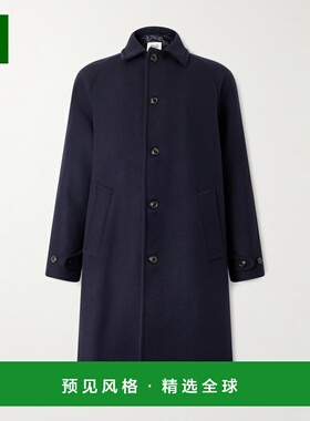 1h可退 香港直邮VALSTAR 男士 羊毛大衣 407KB076 blue蓝色 舒适
