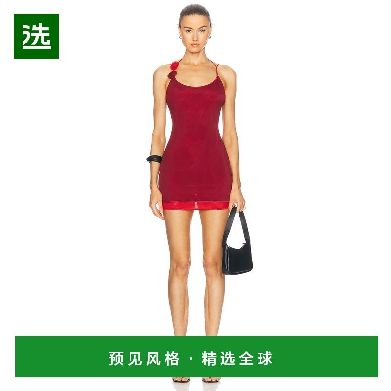 1h可退 香港直邮oseree 女士 玫瑰迷你连衣裙 FDS250 舒适时尚,女装/女士精品,连衣裙,淘宝优惠券,粉丝福利购,淘宝优惠卷