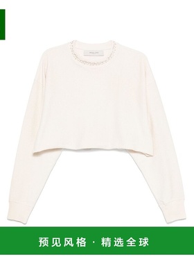 1h可退 香港直邮GOLDEN GOOSE 女士 棉质短款运动衫 GWP02203P002