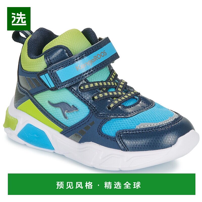 欧洲直邮Kangaroos  K-SLB Clave Mid EV 男童鞋高帮板鞋 00048-4