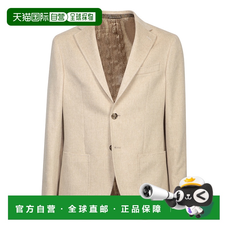 欧洲直邮ETRO 男士夹克MRCA002999TU2H8M0186羊绒经典翻领