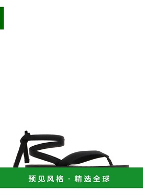 1h可退 香港直邮The Row 女士 夹趾平底凉鞋 F1588GRO black黑色