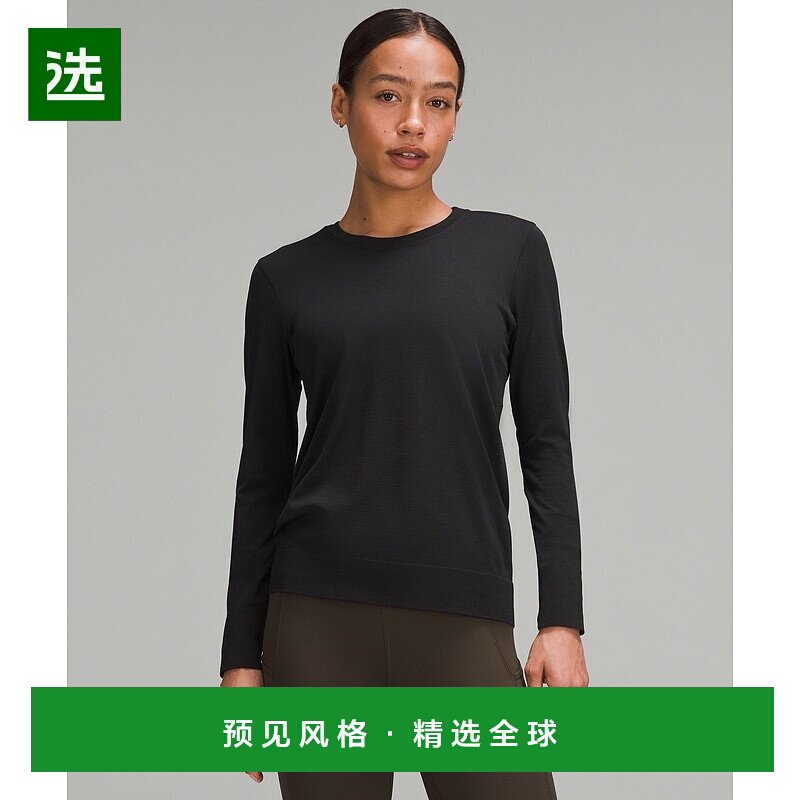1h可退 欧洲直邮LULULEMON露露乐檬 Swiftly Relaxed长袖上衣 臀