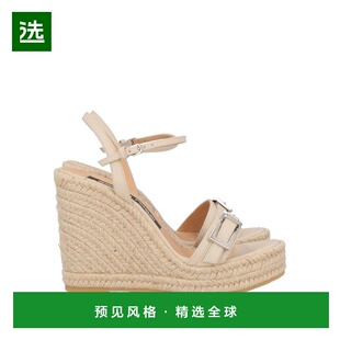 1h可退 香港直邮Sergio Rossi 塞乔·罗西 女士 帆布面凉鞋