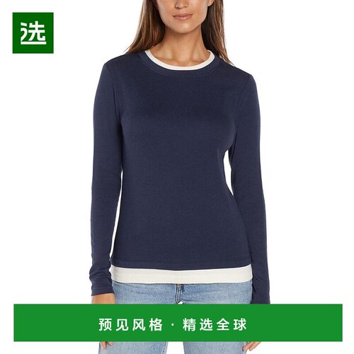 1h可退 【美国直邮】three dots 女士 上装T恤长袖
