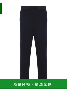 1h可退 香港直邮Sease 男士 海军蓝针织初剪羊毛慢跑者长裤 PT056