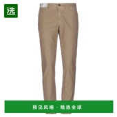 舒适时尚 1h可退 休闲长裤 beige米色 香港直邮Incotex 男士