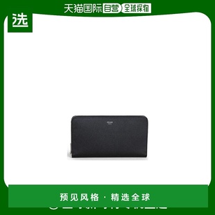 香港直邮Celine 10B553BEL. 大号粒面牛皮革拉链钱包