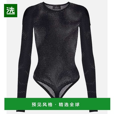 1h可退 香港直邮wardrobenyc 女士 x RHW 网织羊毛混纺连体衣