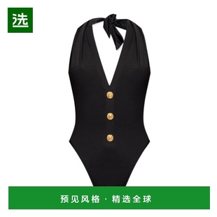 香港直邮Balmain BKBUY1940 V领连体泳衣