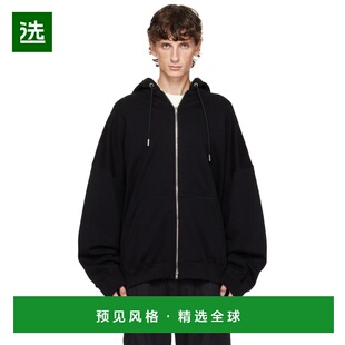 1h可退 【美国直邮】mastermind world 黑色超大号玻璃珠全拉链连