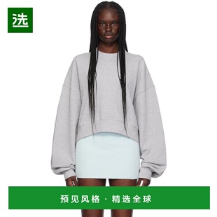 1h可退 【美国直邮】WARDROBE NYC灰色Hailey Bieber版HB套头衫