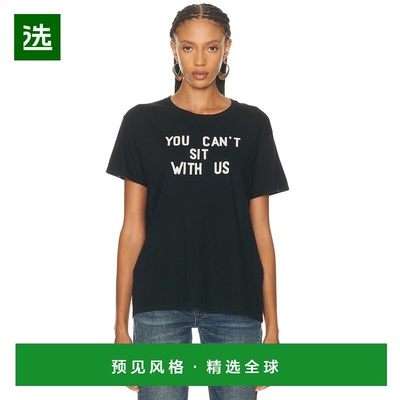 1h可退 香港直邮R13 女士 You Can't Sit Us Boy T恤 R13WK001K13