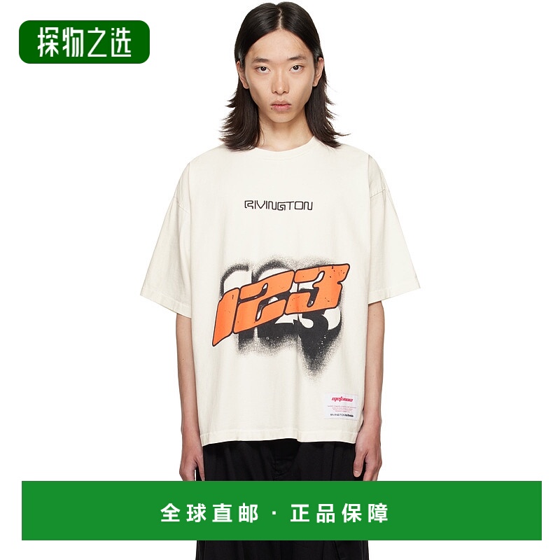 香港直邮RIVINGTON roi Rebis 男士 白色 Metaphor CVA T 恤 MTPH