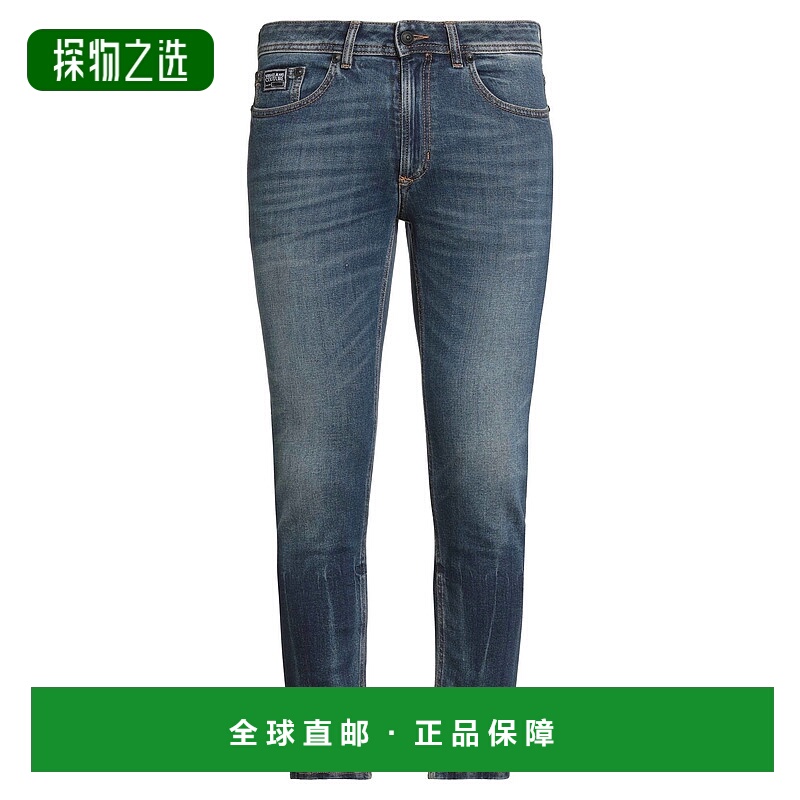 香港直邮Versace Jeans 范思哲 男士 牛仔长裤 blue蓝色 舒适时尚