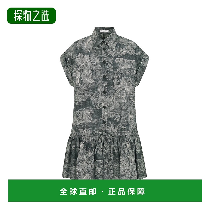 1h可退 欧洲直邮DIOR 迪奥 25秋冬 541D14A3327_X5857 女士 连衣