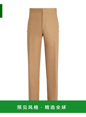 香港直邮Zegna 徽标运动裤 杰尼亚休闲裤直筒裤UBI31A5TZ31