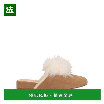1h可退 香港直邮Rupert Sanderson 女士 Mules 木屐 beige米色 舒