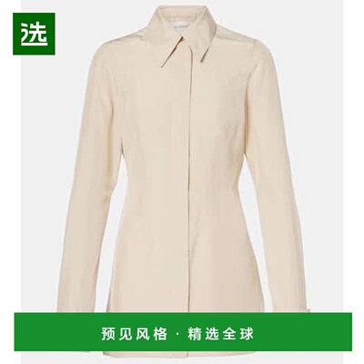 1h可退 香港直邮Sportmax 斯宝麦斯 女士 Teoria 衬衫 beige米色