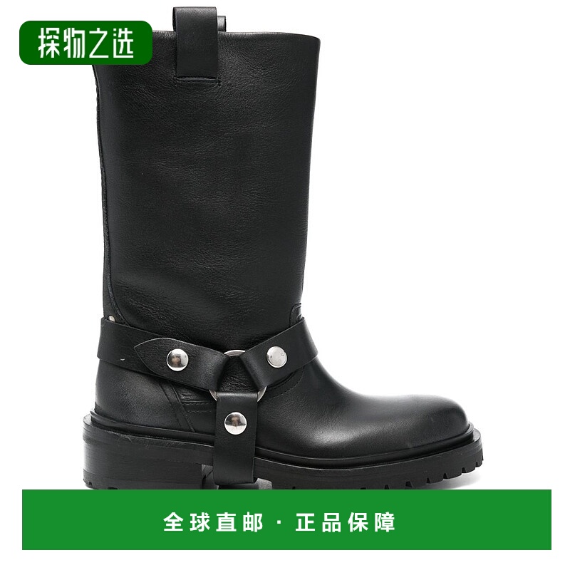 1h可退 香港直邮GOLDEN GOOSE 女士 圆头短筒靴 GWF00870F006978