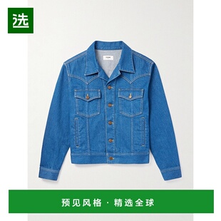 香港直邮Celine 思琳 男士 蓝色卡车棉质夹克 RV0RN0D38