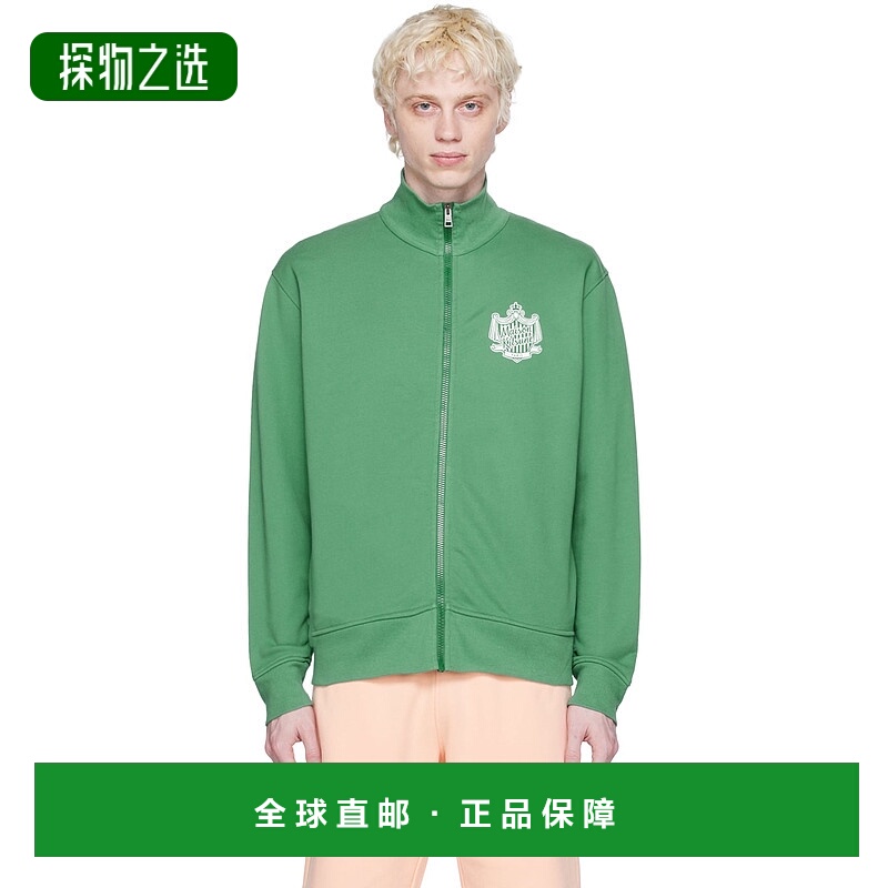 1h可退 香港直邮MAISON KITSUNE 男士 绿色 Hotel Olympia 联名运