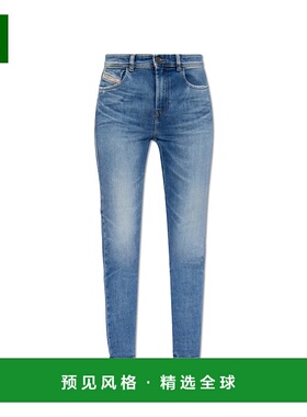 1h可退 DIESEL 女士牛仔裤 1984SLANDYHIGHA0359709H9201九分裤