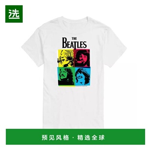 1h可退 【美国直邮】AIRWAVES|Hybrid Apparel 披头士乐队彩色短